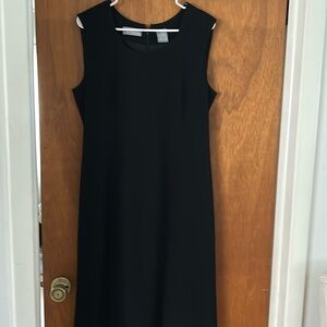 Liz Claiborne basic black sheath dress